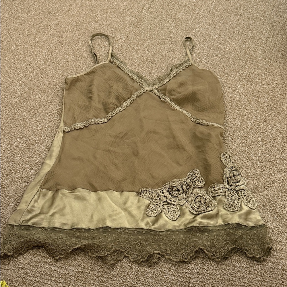 Dolce Cabo Olive Green Camisole